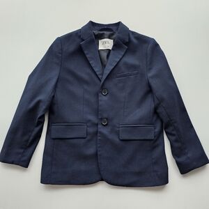 Zara Kids Navy Blue Boys Formal Jacket Suit Blazer - Size 7